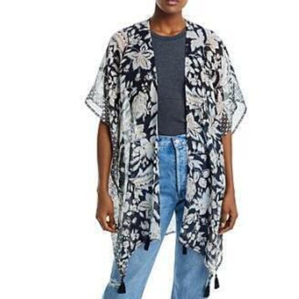 Echo Women's Multicolor Delamere 100% Cotton Duster One Size NWT